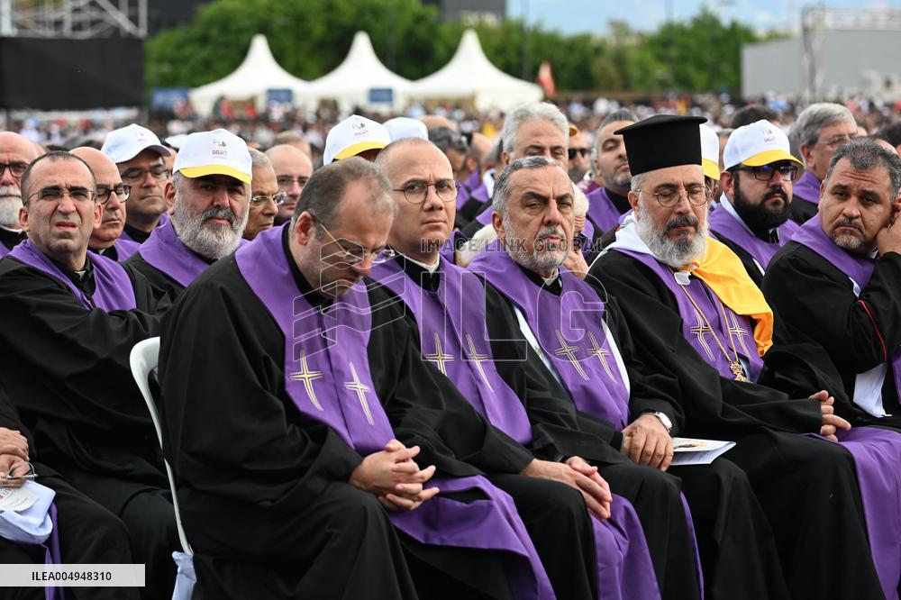 Pope Leo XIV Leads A Holy Mass at Beirut's Waterfront - Lebanon