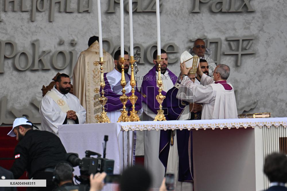 Pope Leo XIV Leads A Holy Mass at Beirut's Waterfront - Lebanon