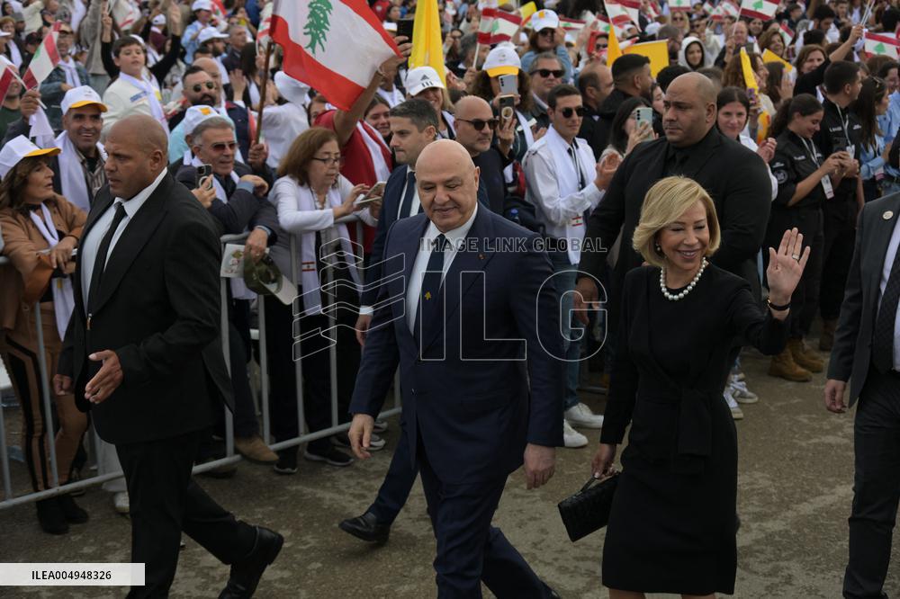 Pope Leo XIV Leads A Holy Mass at Beirut's Waterfront - Lebanon