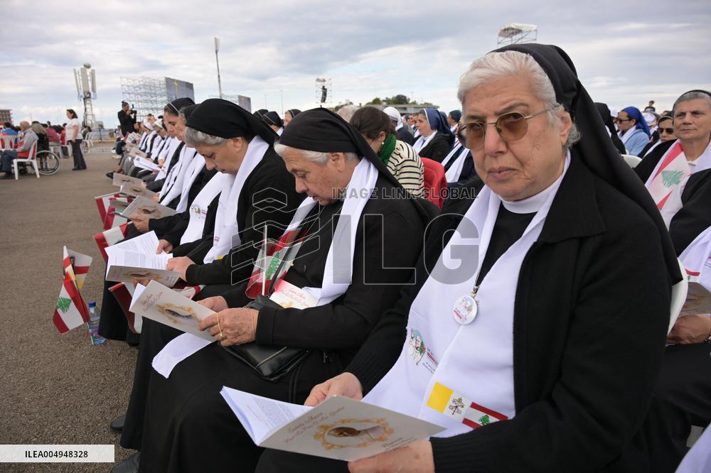 Pope Leo XIV Leads A Holy Mass at Beirut's Waterfront - Lebanon