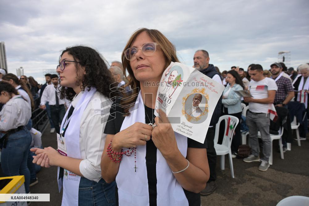 Pope Leo XIV Leads A Holy Mass at Beirut's Waterfront - Lebanon