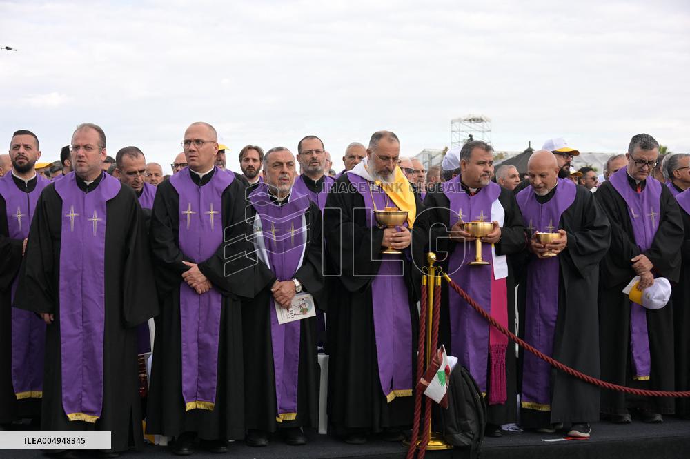 Pope Leo XIV Leads A Holy Mass at Beirut's Waterfront - Lebanon