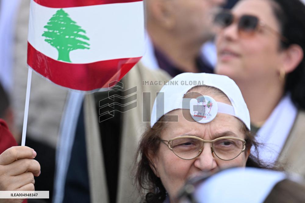 Pope Leo XIV Leads A Holy Mass at Beirut's Waterfront - Lebanon