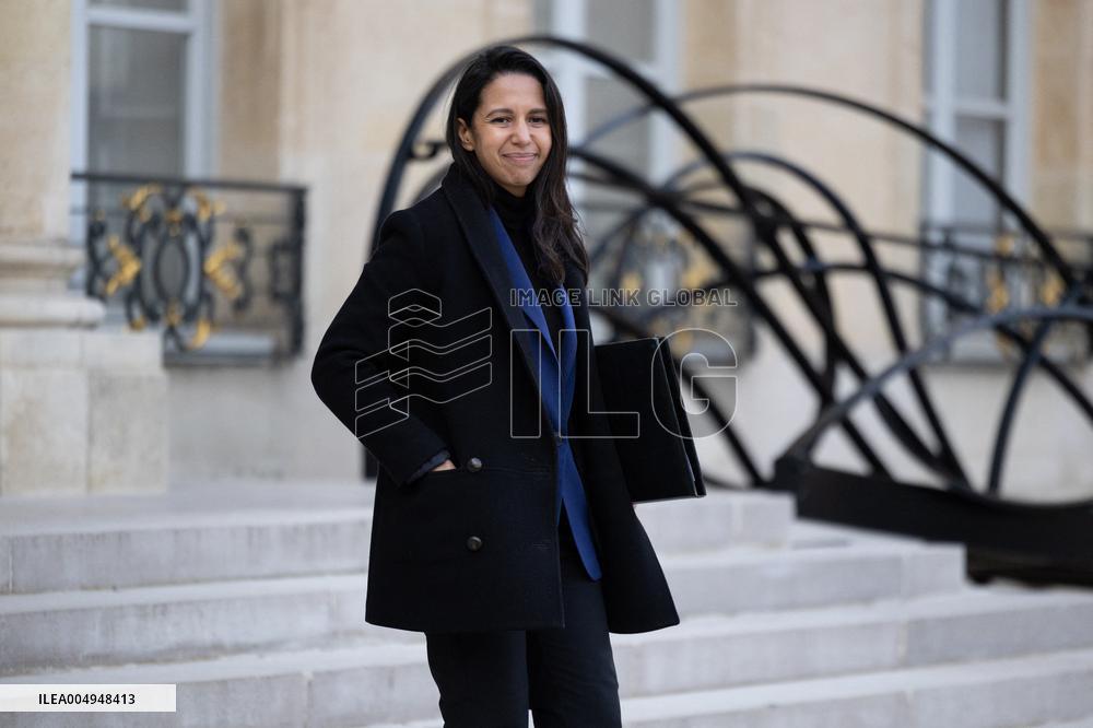 Weekly cabinet meeting at the Elysee Palace - Paris