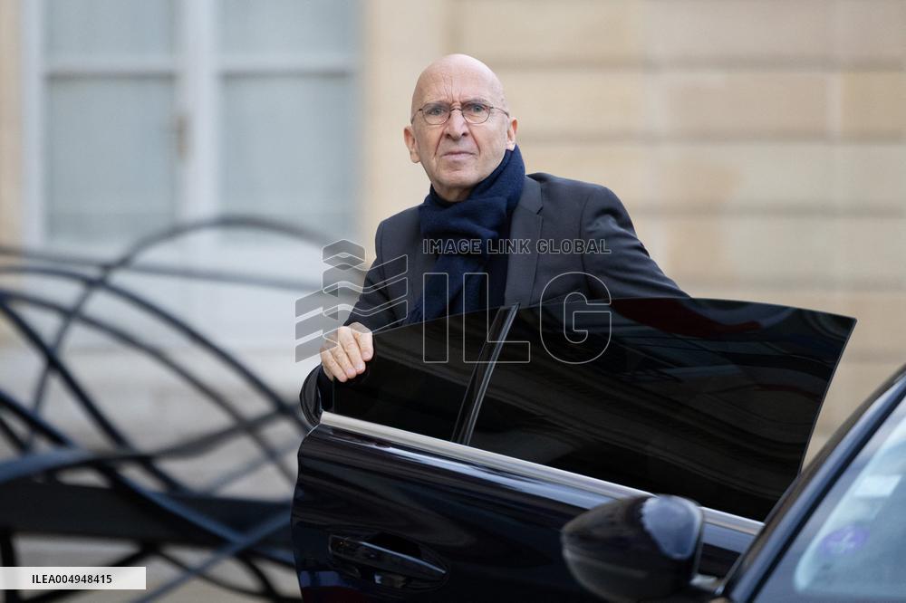 Weekly cabinet meeting at the Elysee Palace - Paris