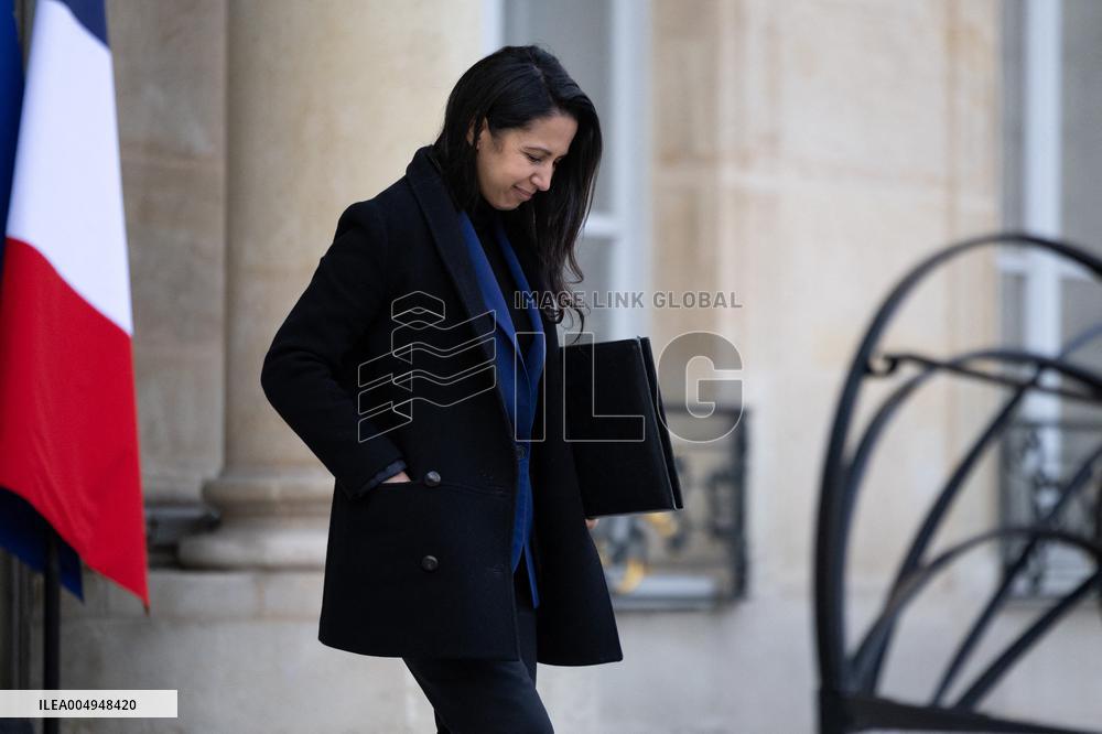 Weekly cabinet meeting at the Elysee Palace - Paris