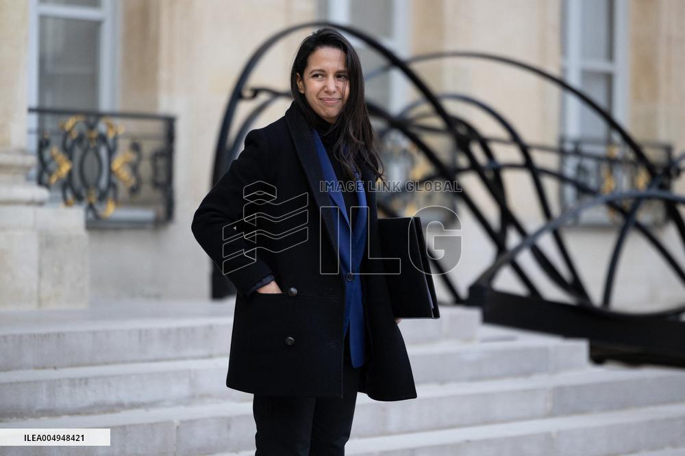 Weekly cabinet meeting at the Elysee Palace - Paris