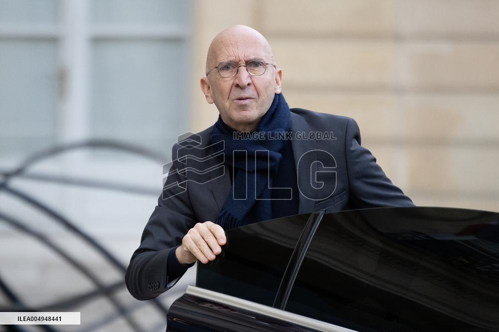 Weekly cabinet meeting at the Elysee Palace - Paris