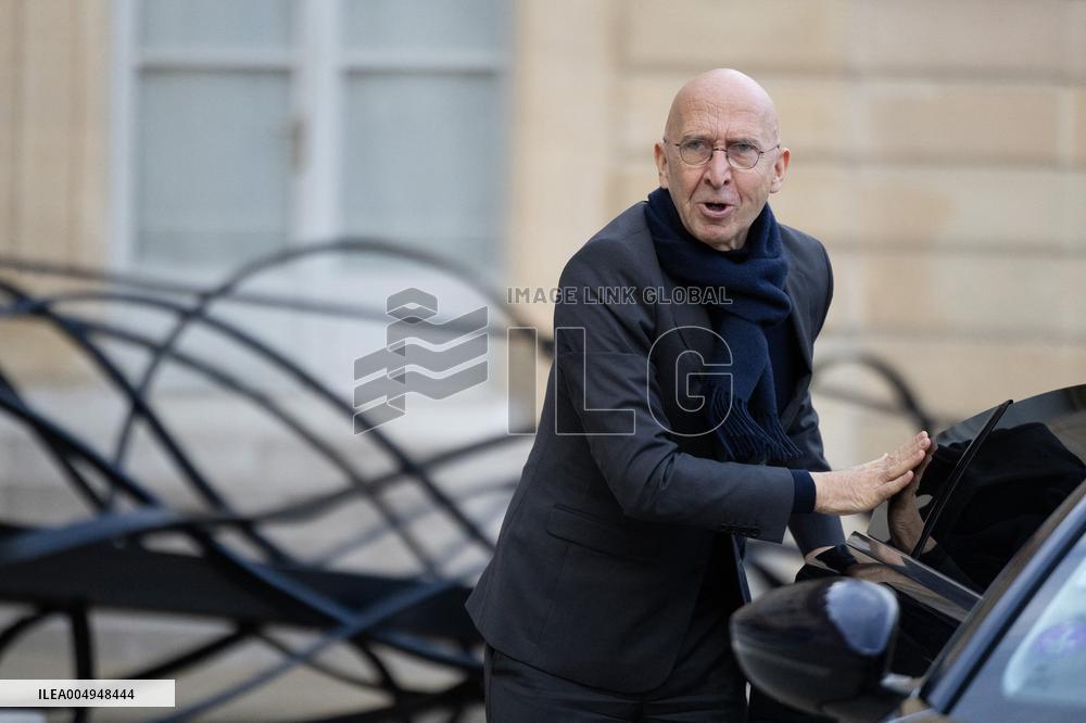 Weekly cabinet meeting at the Elysee Palace - Paris