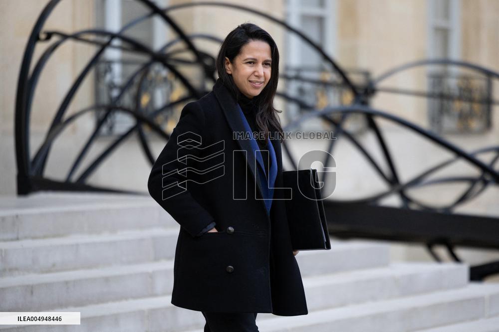 Weekly cabinet meeting at the Elysee Palace - Paris
