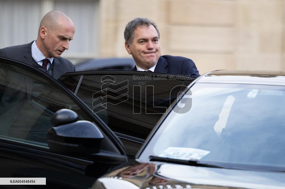 Weekly cabinet meeting at the Elysee Palace - Paris
