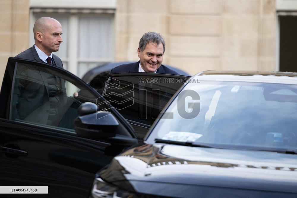 Weekly cabinet meeting at the Elysee Palace - Paris