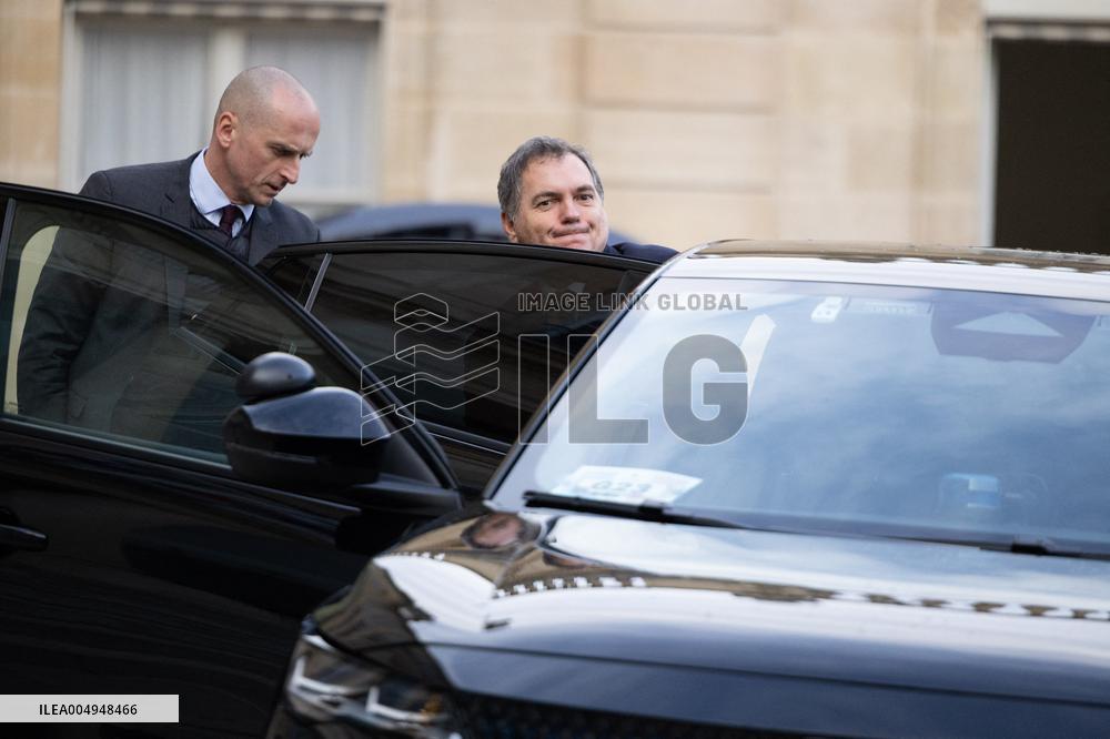 Weekly cabinet meeting at the Elysee Palace - Paris