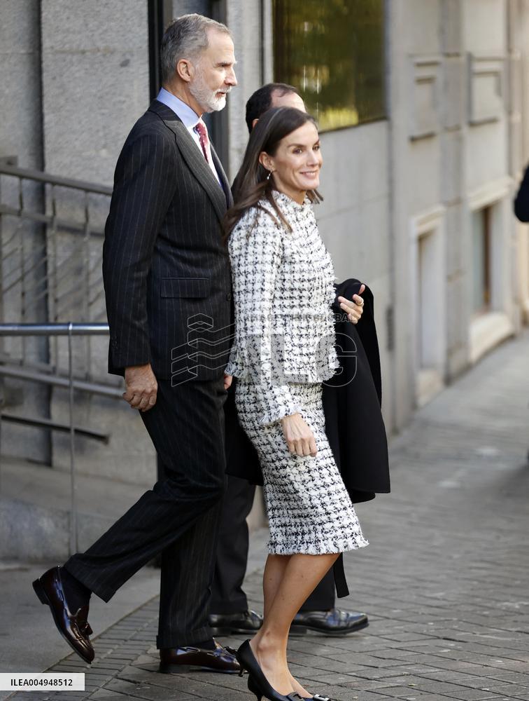 Royal Couple Meet With 15 Women Survivors Of Human Trafficking - Madrid