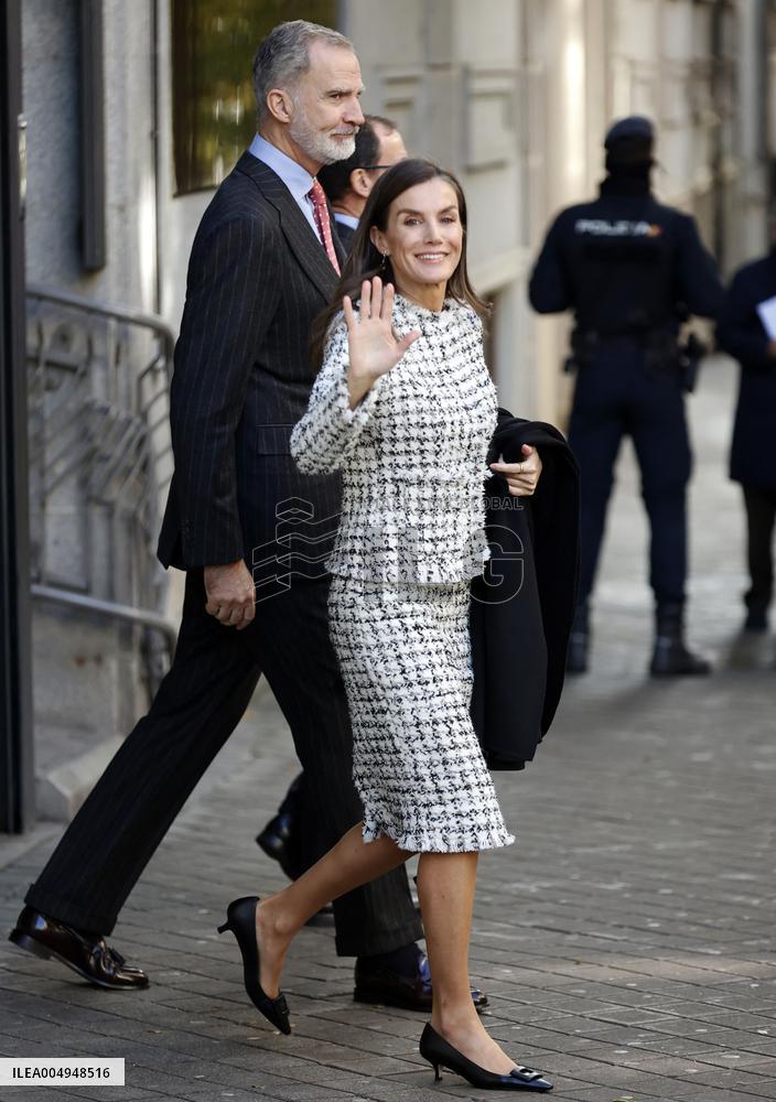 Royal Couple Meet With 15 Women Survivors Of Human Trafficking - Madrid