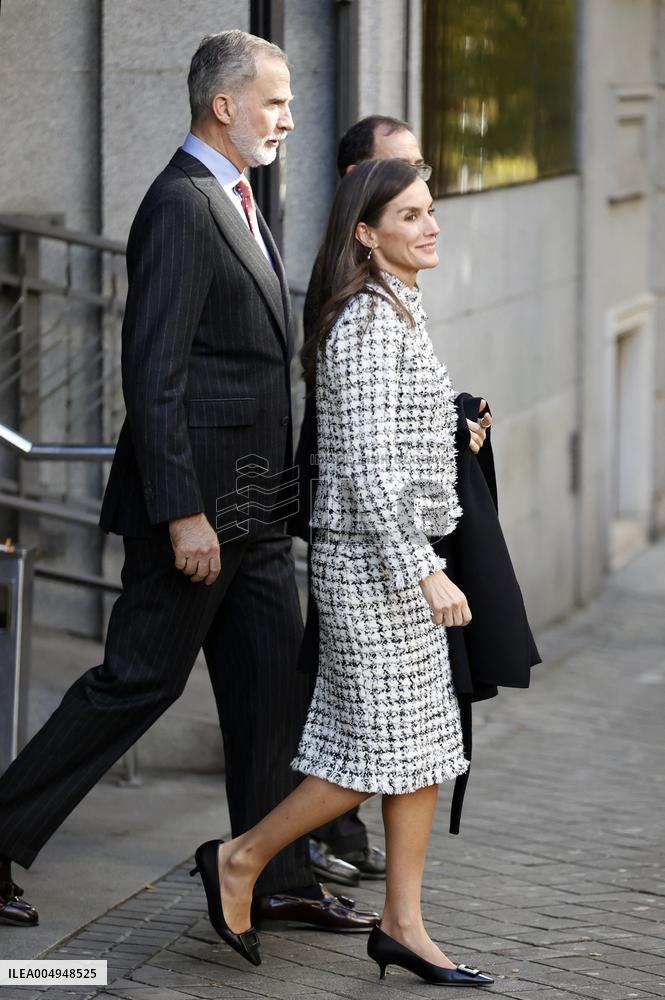 Royal Couple Meet With 15 Women Survivors Of Human Trafficking - Madrid