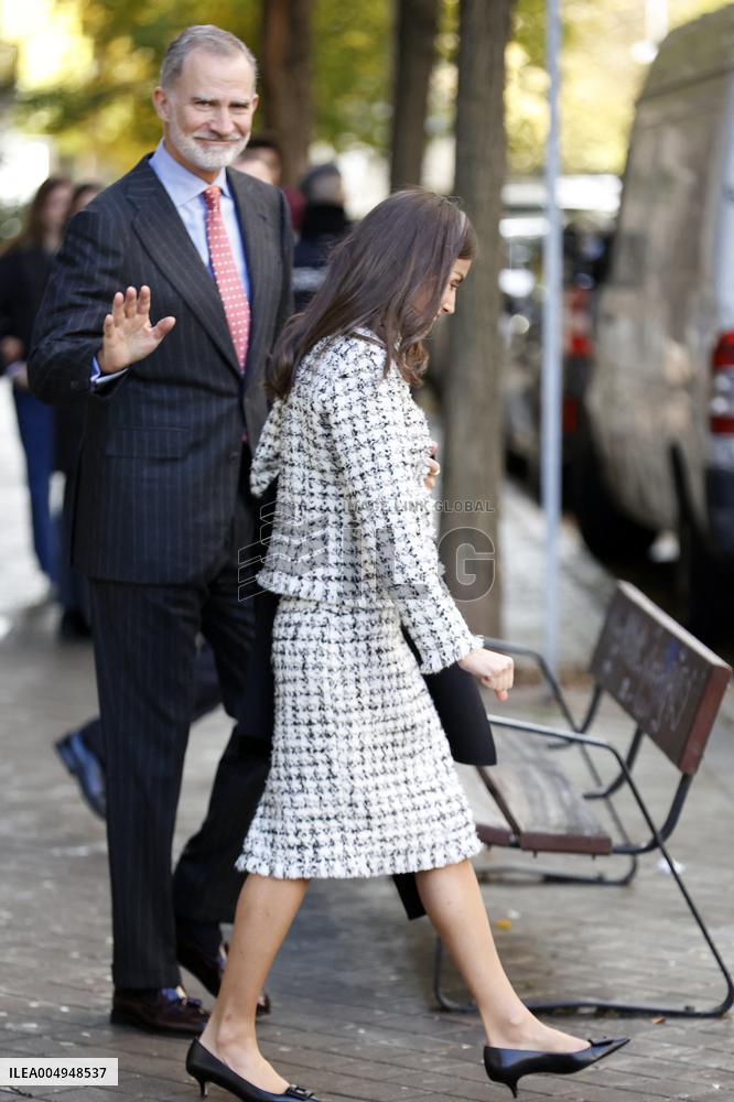 Royal Couple Meet With 15 Women Survivors Of Human Trafficking - Madrid