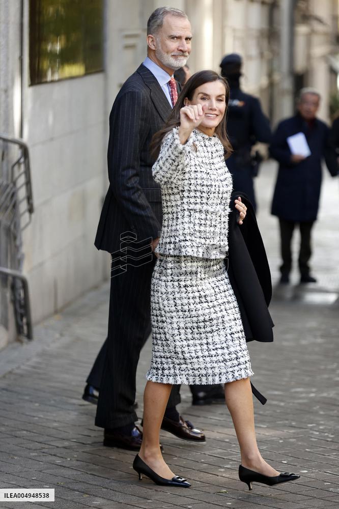 Royal Couple Meet With 15 Women Survivors Of Human Trafficking - Madrid