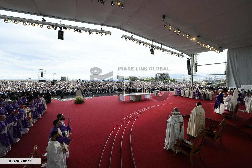 Pope Leo XIV Leads a Mass at Beirut Waterfront - Lebanon