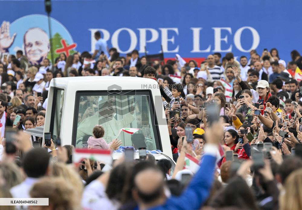 Pope Leo XIV Leads a Mass at Beirut Waterfront - Lebanon