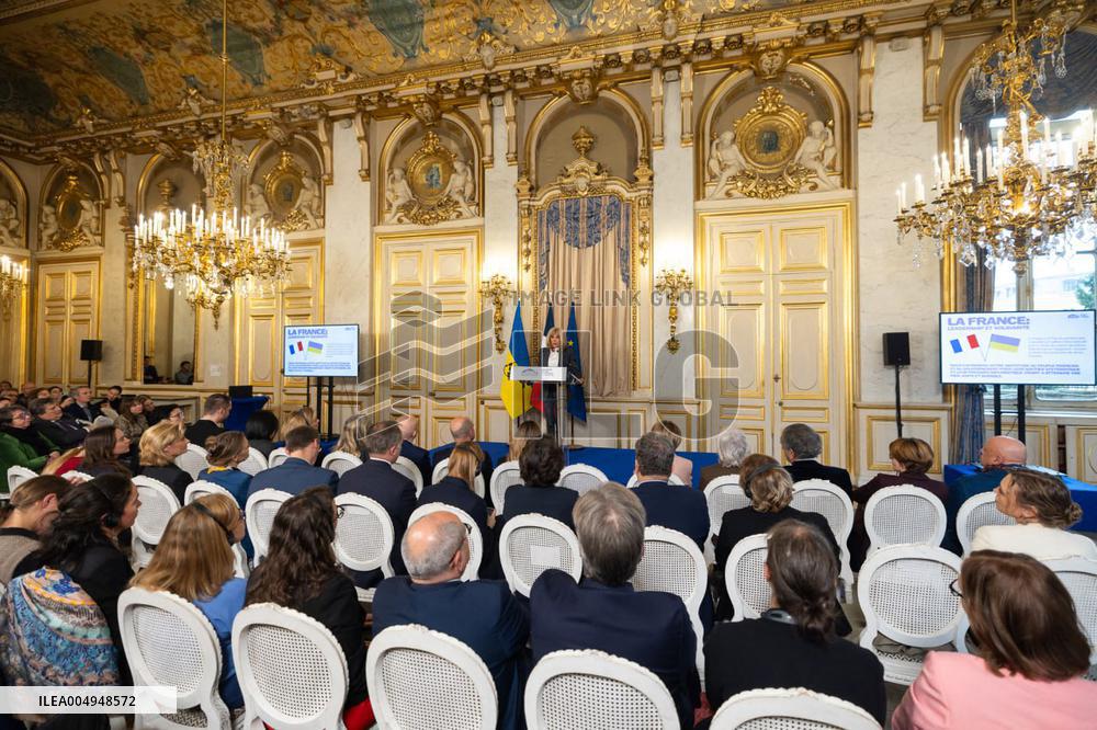 Olena Zelenska at Bring Kids Back - Paris