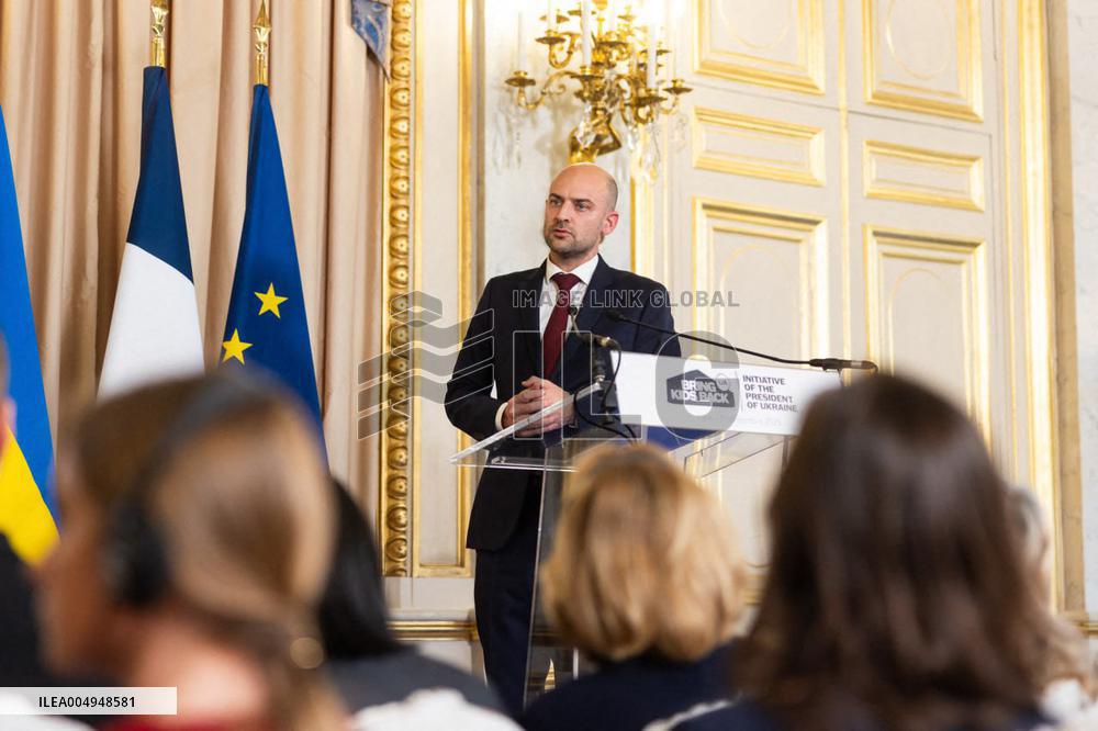 Olena Zelenska at Bring Kids Back - Paris