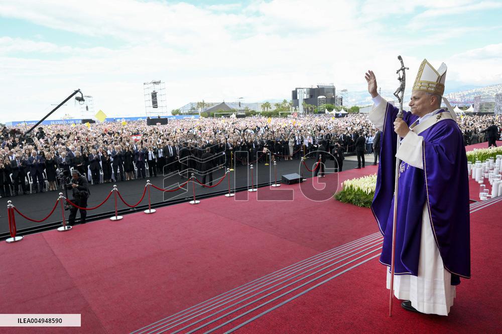 Pope Leo XIV Leads a Mass at Beirut Waterfront - Lebanon
