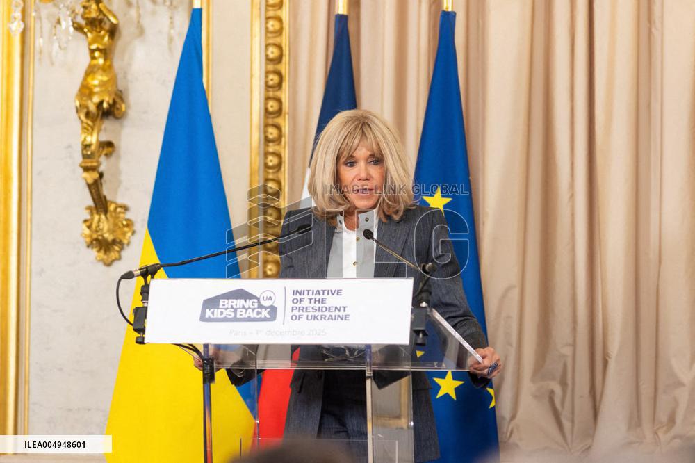 Olena Zelenska at Bring Kids Back - Paris