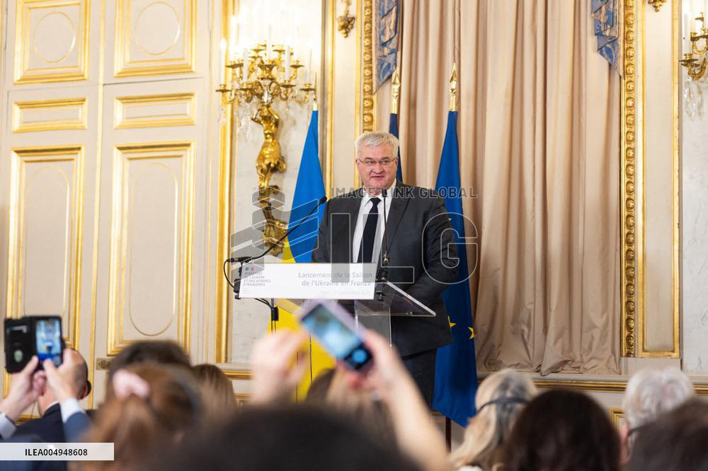 Olena Zelenska at Bring Kids Back - Paris