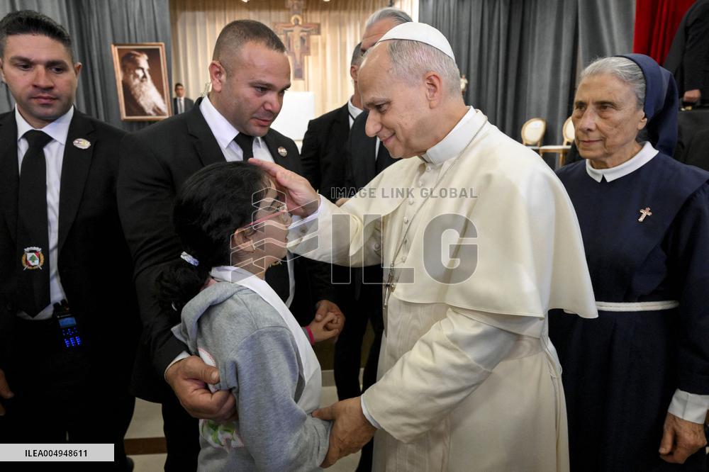 Pope Leo XIV Visits the La Croix Hospital - Lebanon