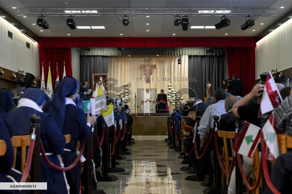Pope Leo XIV Visits the La Croix Hospital - Lebanon