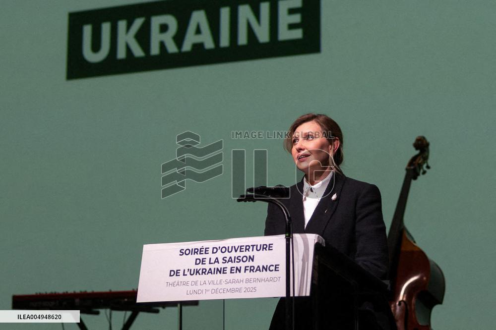 Olena Zelenska at the Launch Event for Voyage en Ukraine - Paris