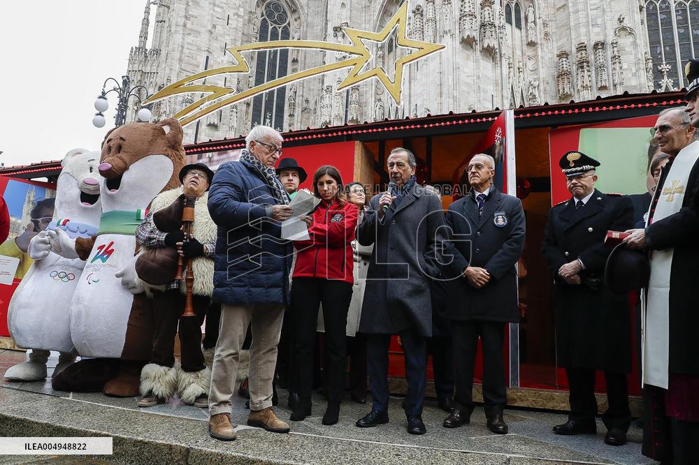 Opening of the Christmas markets in Piazza Duomo - Milan
