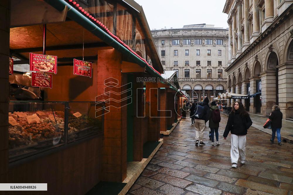 Opening of the Christmas markets in Piazza Duomo - Milan