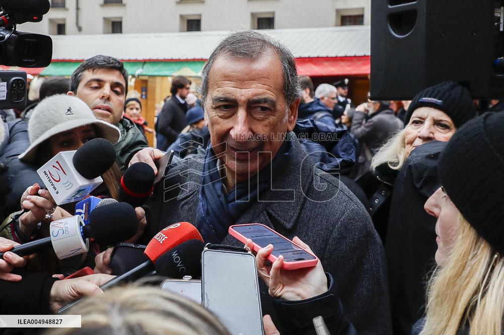 Opening of the Christmas markets in Piazza Duomo - Milan