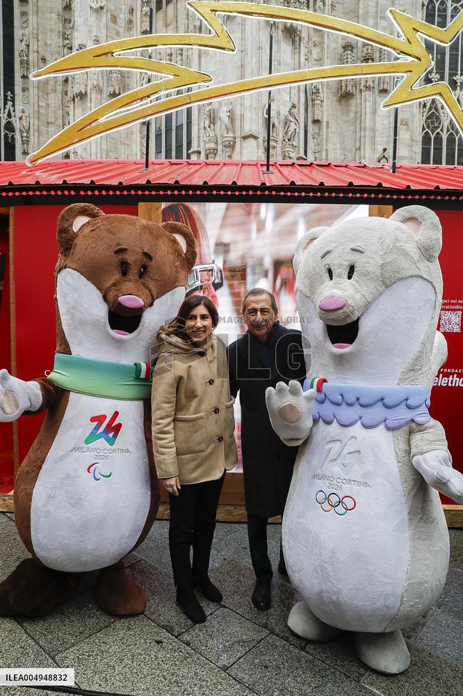 Opening of the Christmas markets in Piazza Duomo - Milan