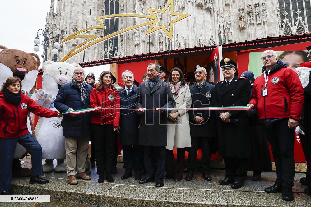 Opening of the Christmas markets in Piazza Duomo - Milan