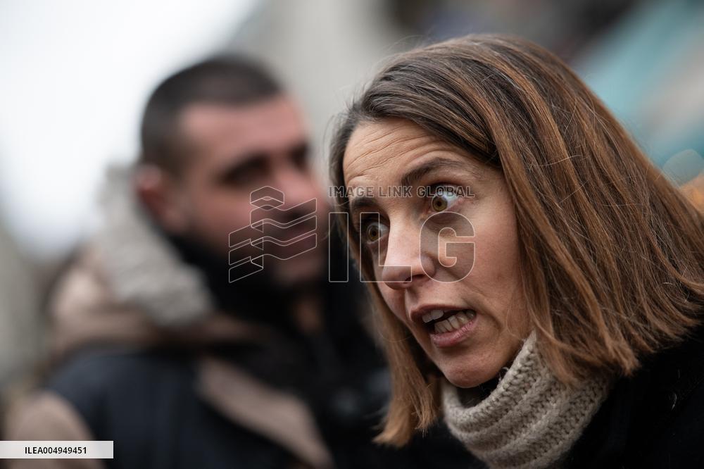 Protests Against New Austerity Measures in France - Paris