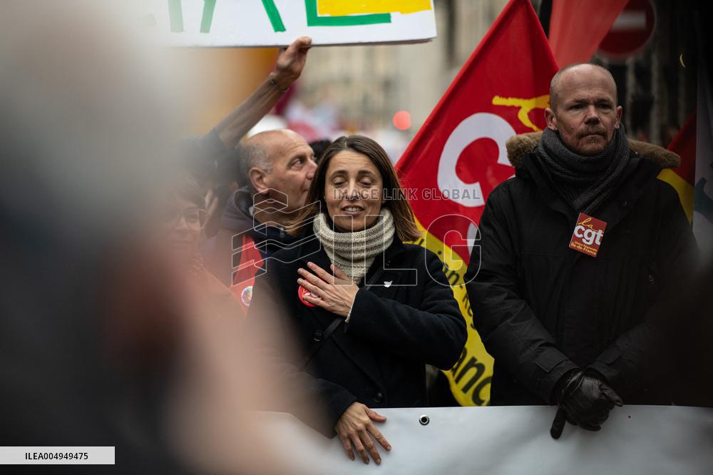 Protests Against New Austerity Measures in France - Paris