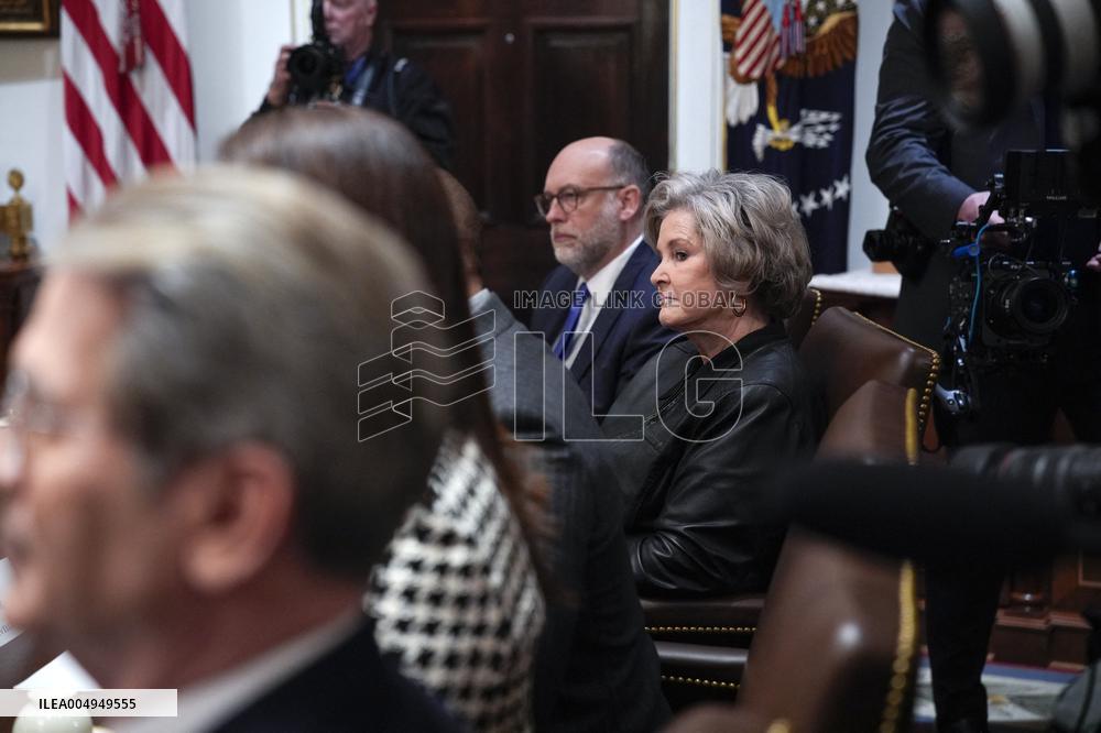 Trump Holds a Cabinet Meeting - Washington, DC