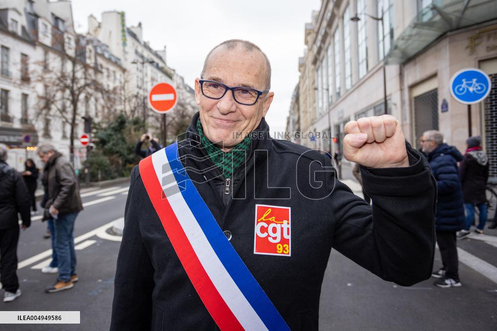 Protests Against New Austerity Measures in France - Paris