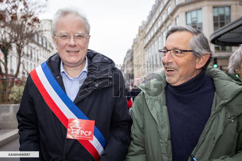 Protests Against New Austerity Measures in France - Paris