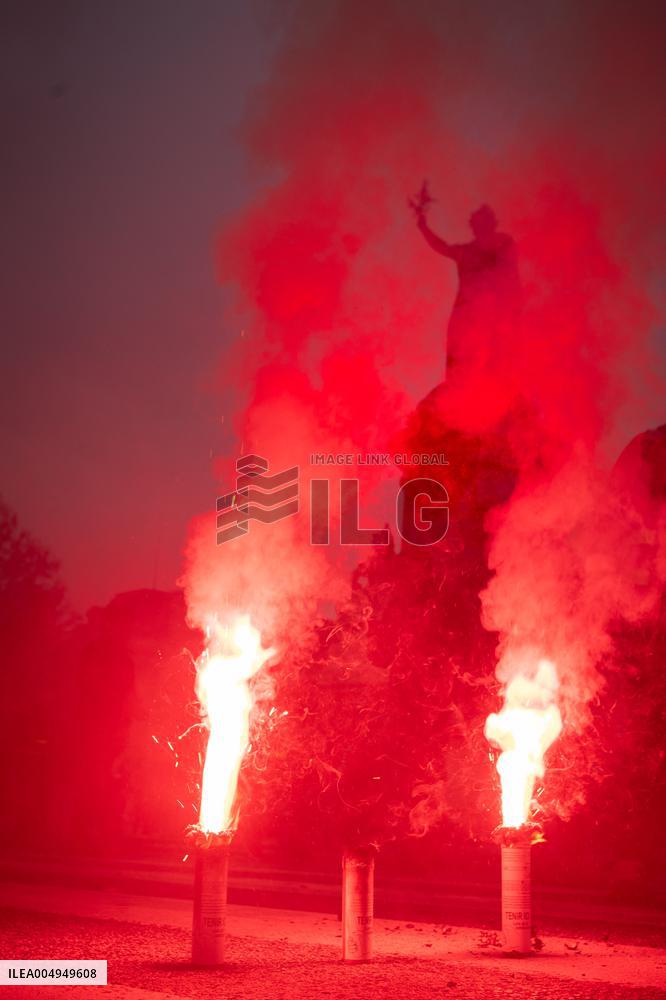 Protests Against New Austerity Measures in France - Paris