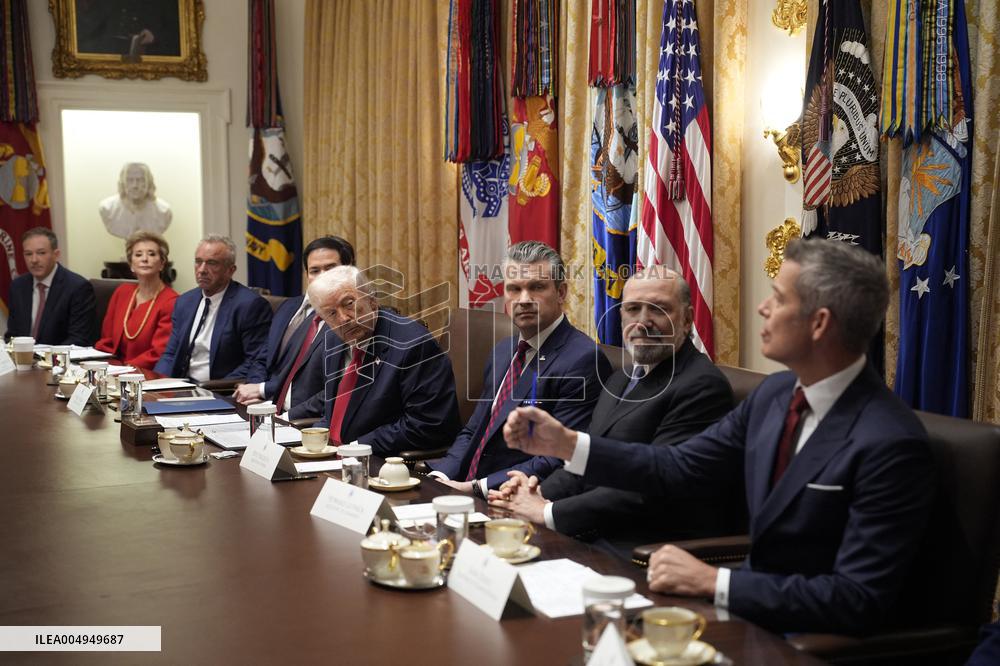 Trump Holds a Cabinet Meeting - Washington, DC