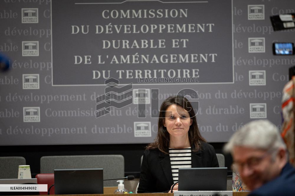 Committee hearing for E-commerce giant Shein at National Assembly - Paris AJ