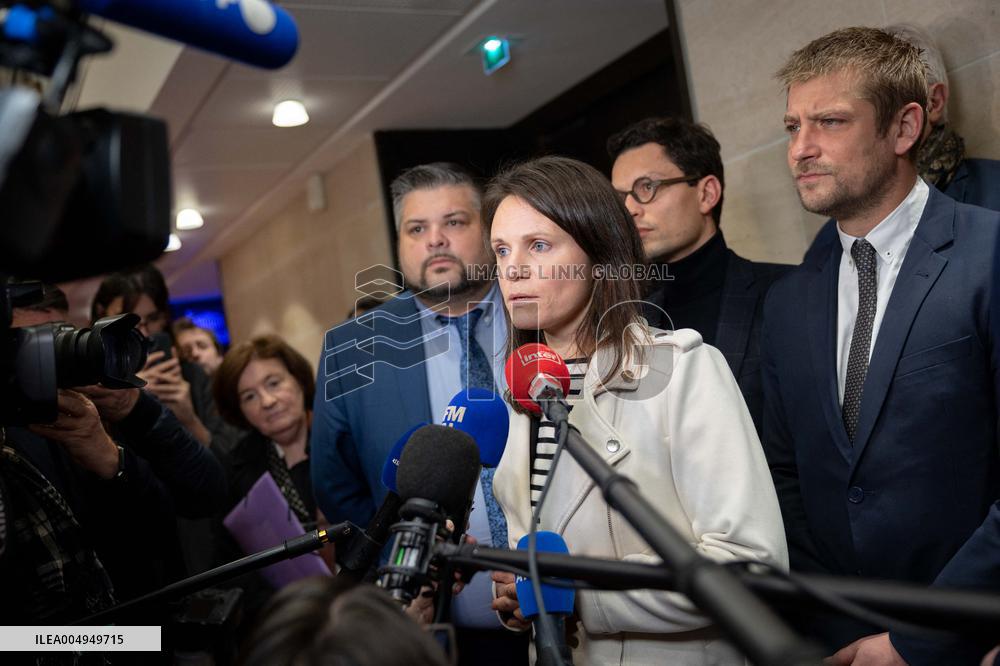 Committee hearing for E-commerce giant Shein at National Assembly - Paris AJ