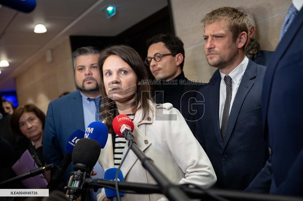 Committee hearing for E-commerce giant Shein at National Assembly - Paris AJ