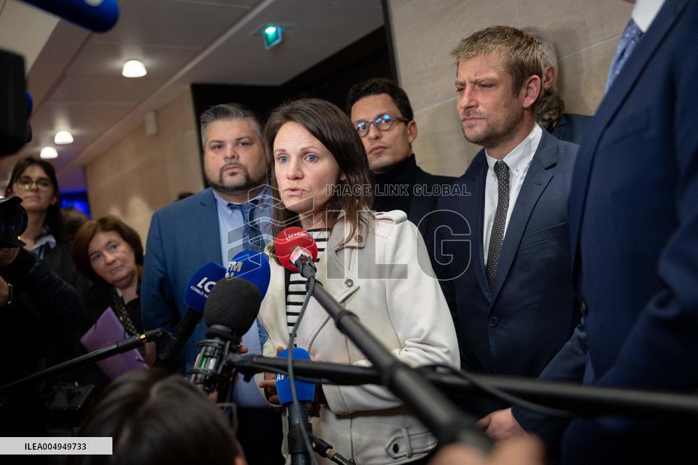 Committee hearing for E-commerce giant Shein at National Assembly - Paris AJ