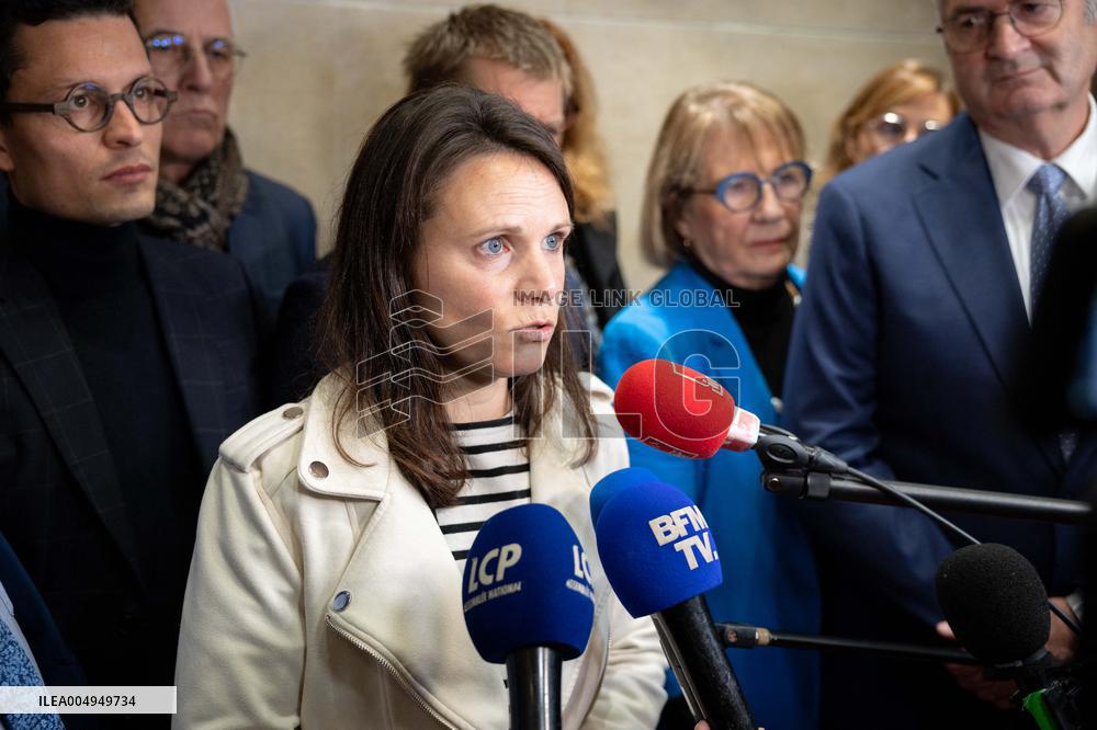 Committee hearing for E-commerce giant Shein at National Assembly - Paris AJ