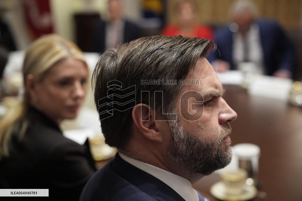 Trump Holds a Cabinet Meeting - Washington, DC